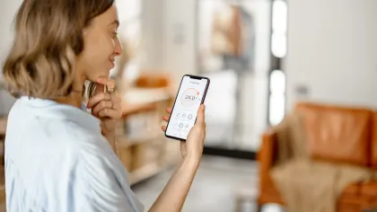 a person holding a phone