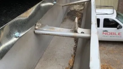 a close-up of a car under a bridge