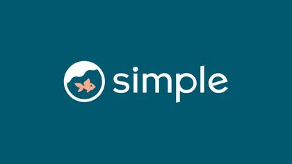 Simple logo with a stylized fish inside a circle on teal background, representing the brand identity.