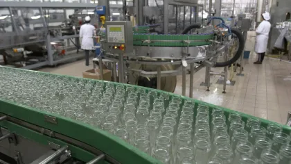 a factory with several machines