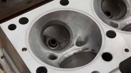a close up of a machine