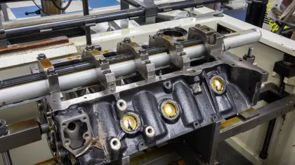 a close up of a machine