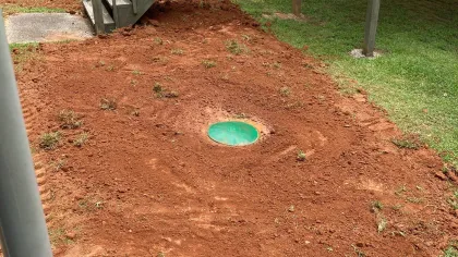 A green septic tank inspection in Metro Atlanta and surrounding areas