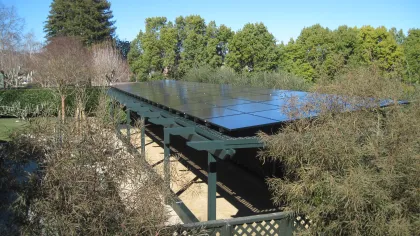 a bridge over a river