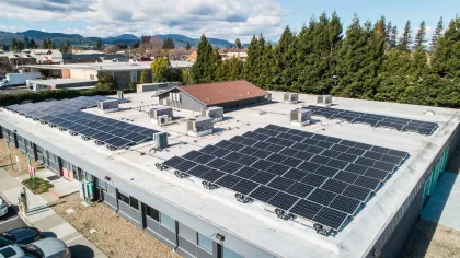 a group of solar panels