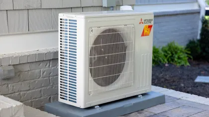 a large metal box outside