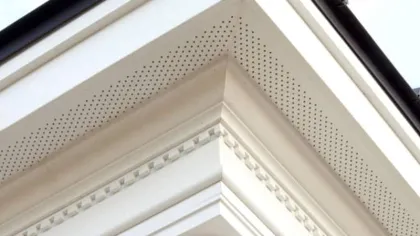 a close-up of a white wall