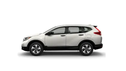 Small white SUV