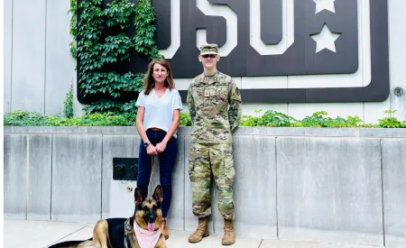 Image for Project K-9 Services bridges the gap between heroes and their K-9s
