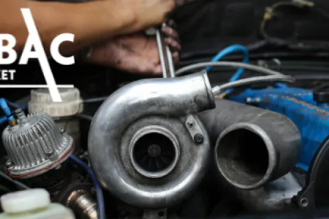 close up of a work being done on a turbocharger