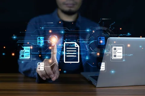 a man holding a phone