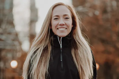 BELYEU EXCITED AFTER HALF MARATHON PERSONAL BEST
