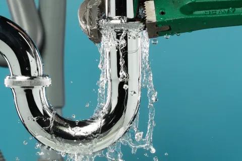 a close-up of a water pipe