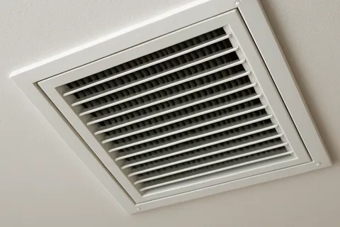 a vent on a wall