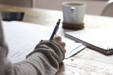 an image involving indoor table sitting