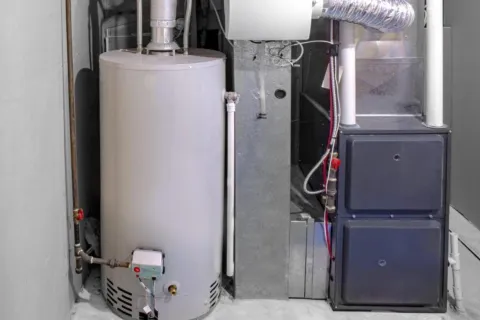 a large machine with pipes