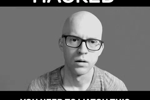 a man wearing glasses