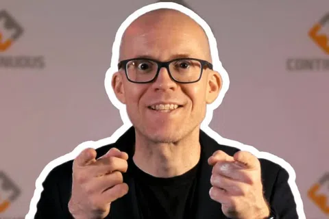 a man wearing glasses
