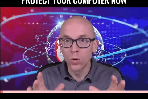 a man wearing glasses
