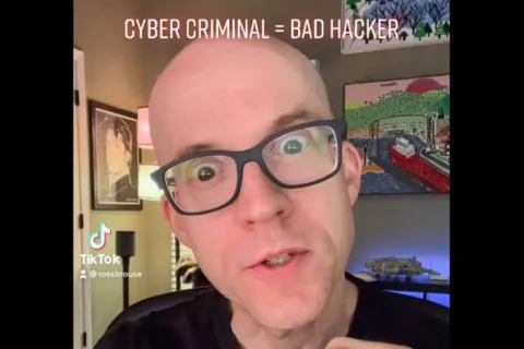 a man wearing glasses
