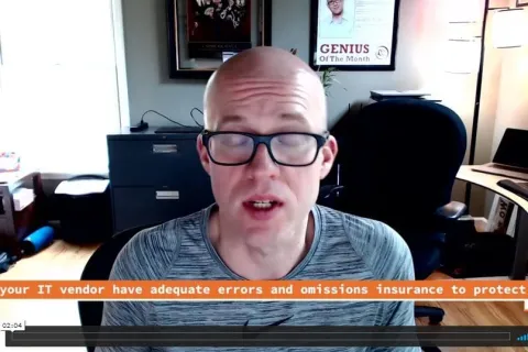 a man wearing glasses