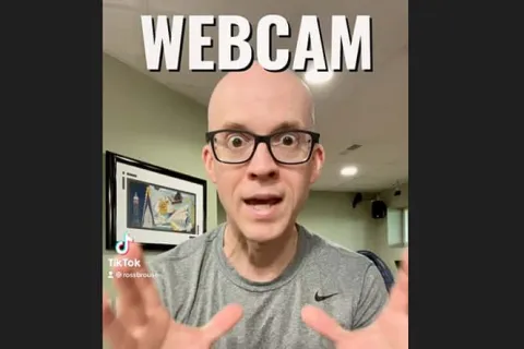 a man wearing glasses