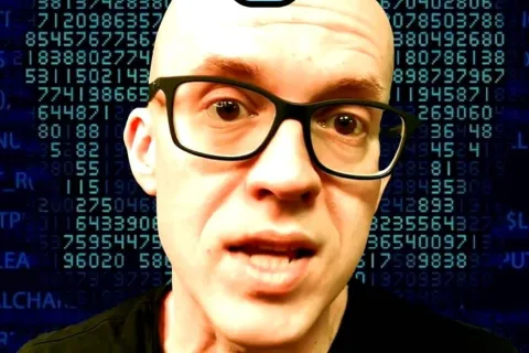a man wearing glasses