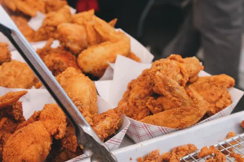 a bunch of food on a plate