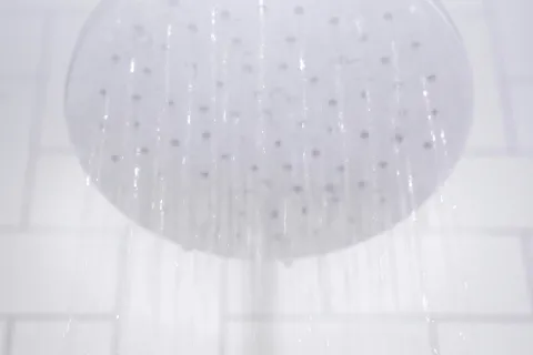 a white ball on a white surface