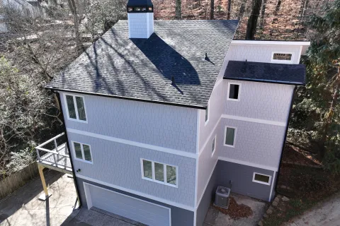 a house with solar panels