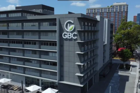 a sign on a building