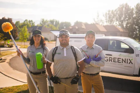 a group of Greenix employees