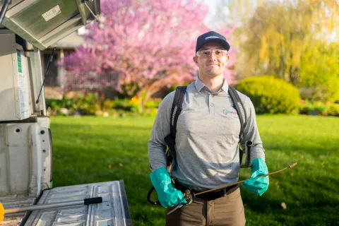 a person holding a fishing pole