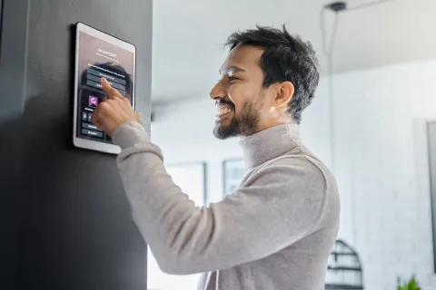 a man providing  Security Solutions for Apartment and Condo Complexes