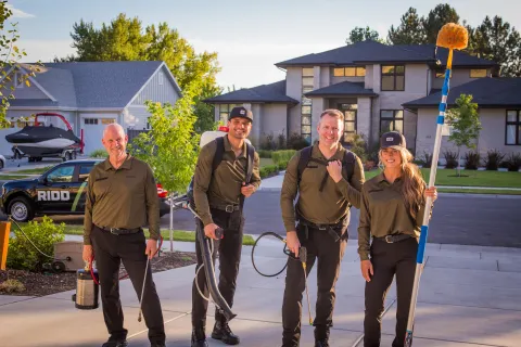 a group of people in uniform