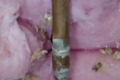 Symptoms of a broken water line