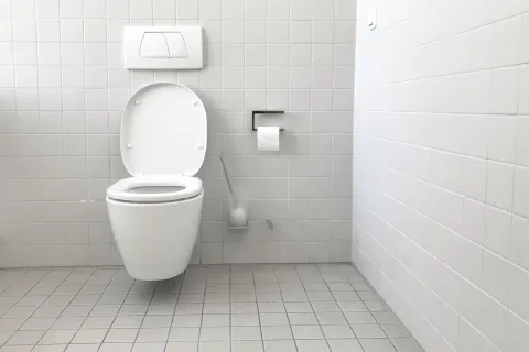 a green and white object