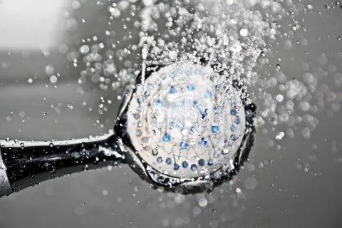 a close up of a water droplet