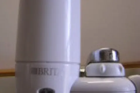 A water filter gets rid of the junk and improves taste