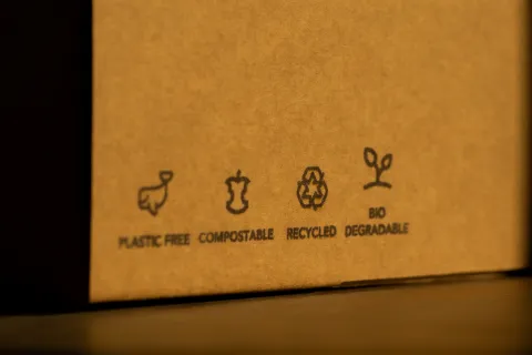 a box with a logo on it