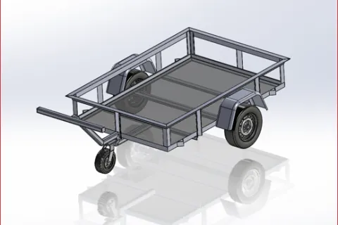 a grey and white shopping cart
