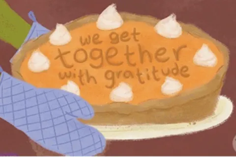 a cake with a message on it