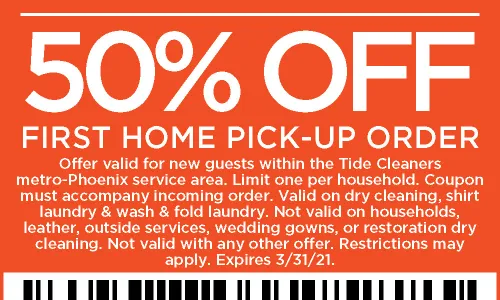 50% Off First Home Pick-Up Order