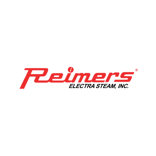 Reimers logo in red stylized font on a black background
