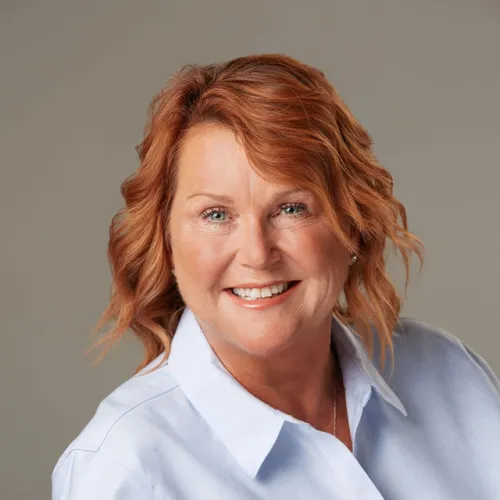 a person with red hair