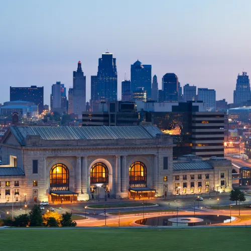 a large city landscape
