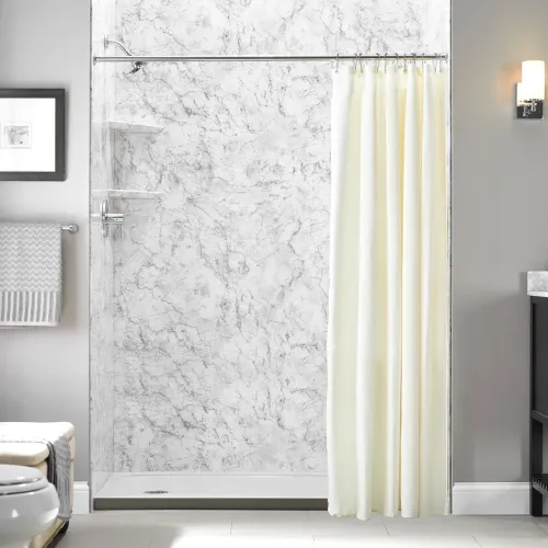 a solid surface shower