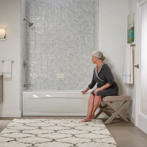 a person sitting in a room