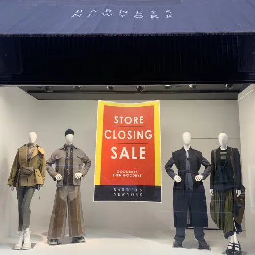 a group of mannequins in a store