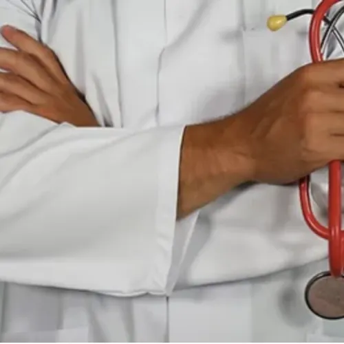 a doctor holding a stethoscope